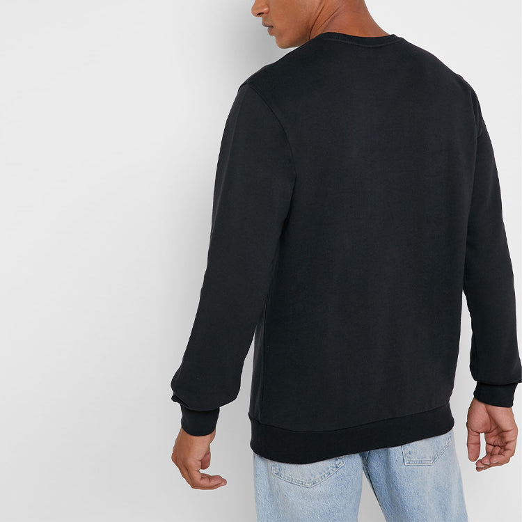 adidas originals Bodega Can Crew Funny Printing Round Neck Pullover Black ED7065