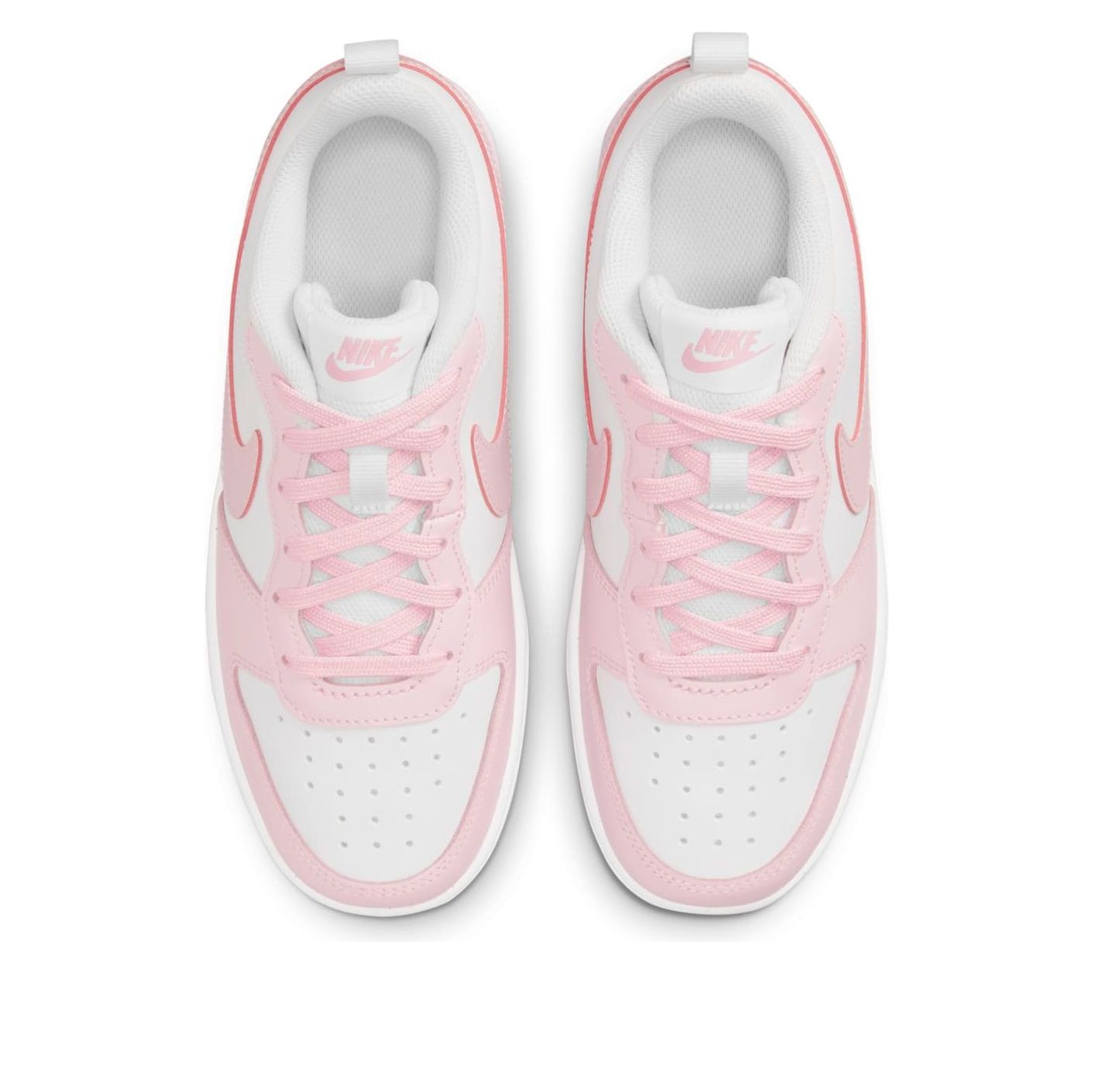 (GS) Nike Court Borough Low 2 SE 'White Pink Foam' DQ0492-100