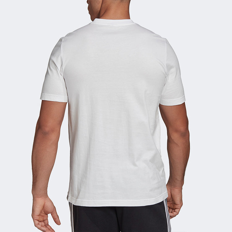 adidas Brilliant Basics Casual Sports Short Sleeve White GD3844