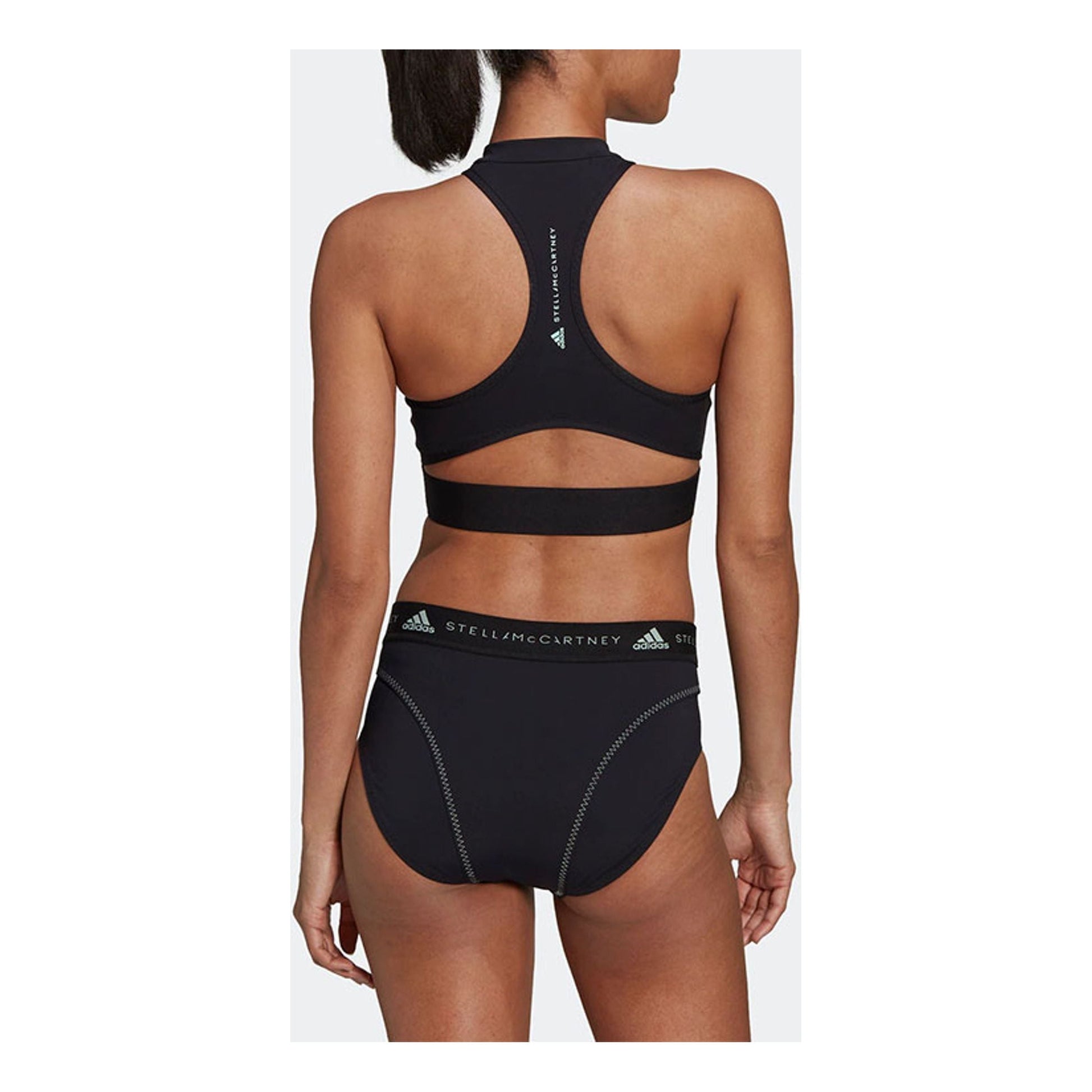 (WMNS) adidas by Stella McCartney Bikini Top Asia Sizing 'Black' HD9123