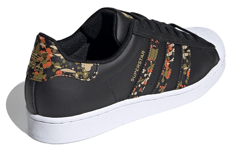 adidas Superstar Shoes 'Core Black Fox Orange' FX5539