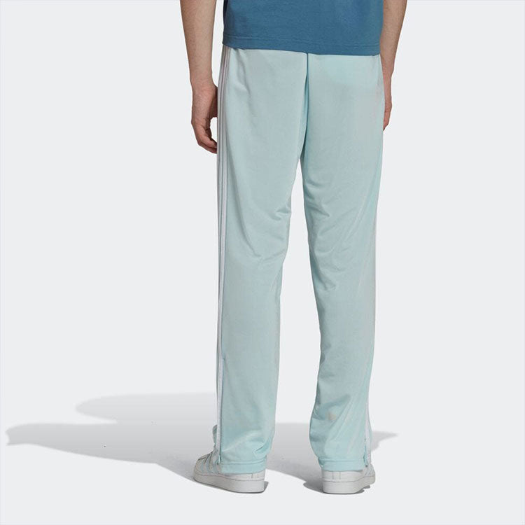 Men's adidas Firebird Tp logo Stripe Loose Sports Pants/Trousers/Joggers Japanese Version Mint Green HL9346