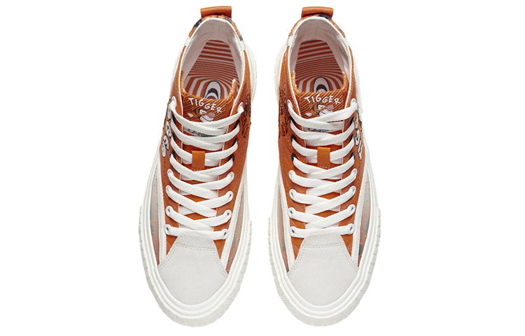 (WMNS) Li-Ning Classic Canvas Hi x Disney Tigger 'Red White' AGCS334-2