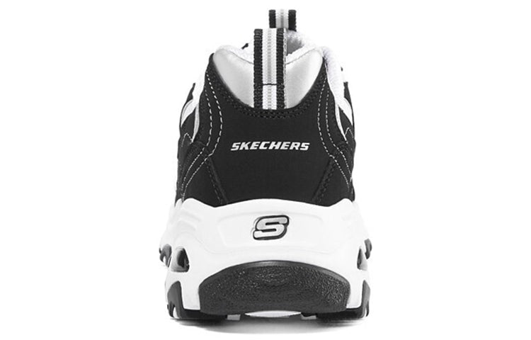 (WMNS) Skechers Dlites 1.0 'Black White' 896121-BKW