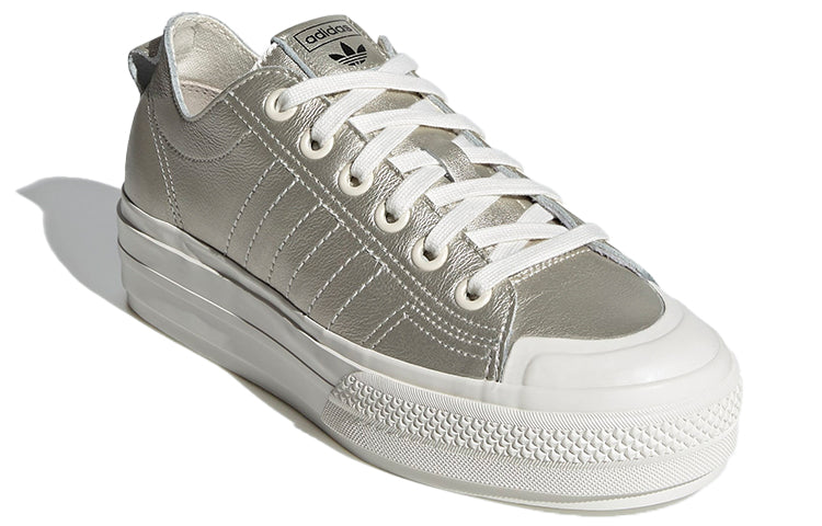 (WMNS) adidas Nizza Rf Platform 'White Gold' G55913