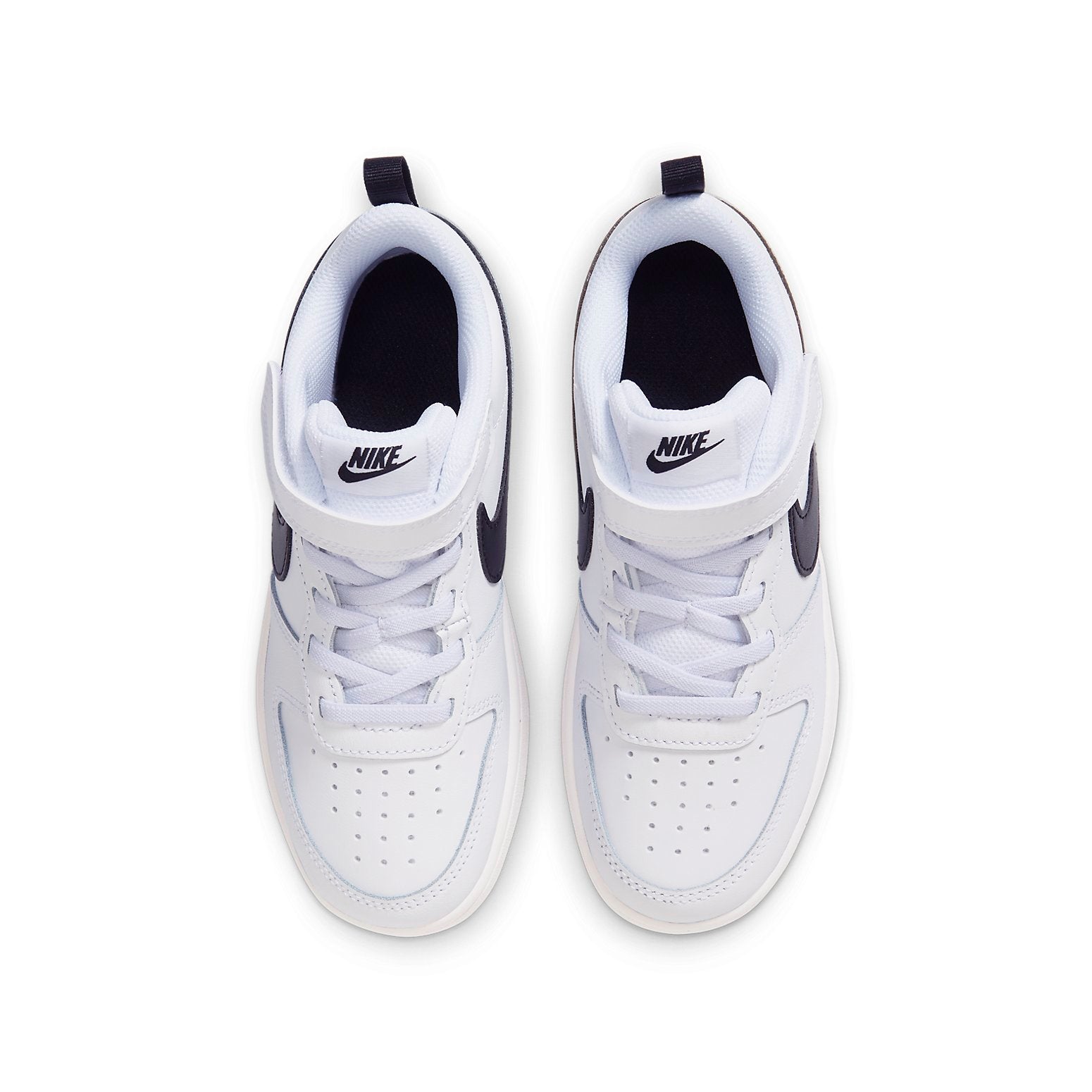 (PS) Nike Court Borough Low 2 'White Black' BQ5451-104