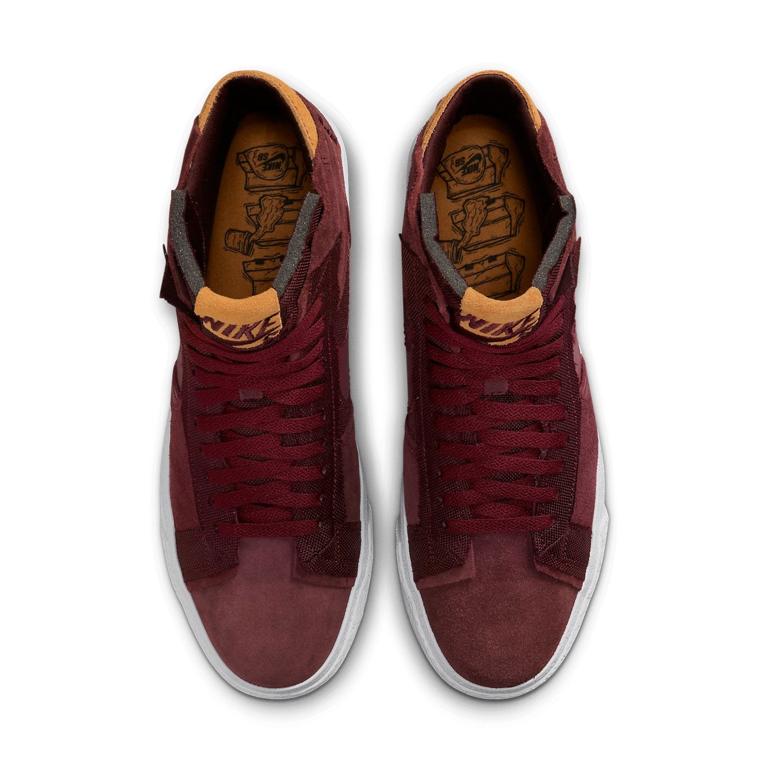 Nike Zoom Blazer Mid Premium SB 'Maroon Patchwork' DV7898-600