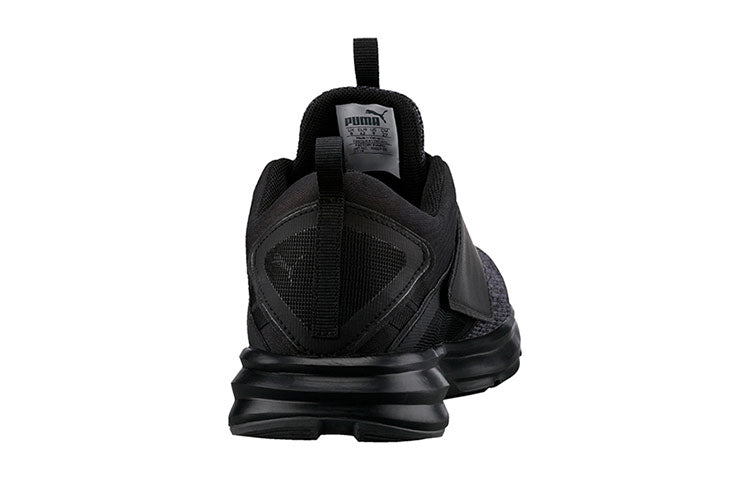 PUMA Enzo Strap Knit Low Top Running Shoes Black 190029-02