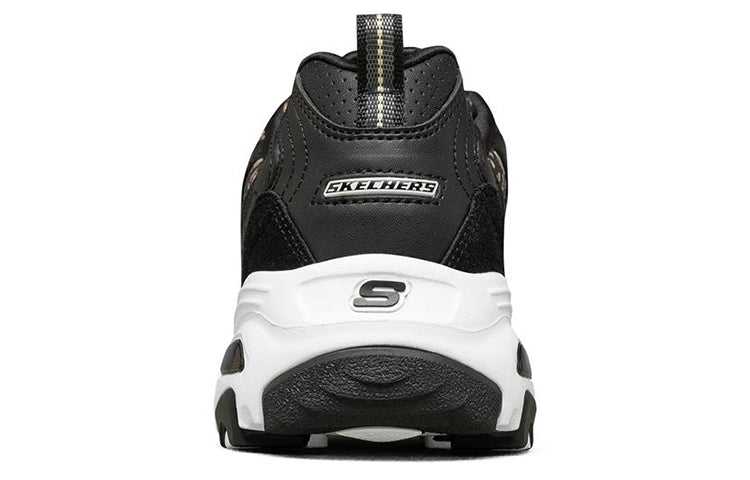 (WMNS) Skechers D'Lites 1.0 Running Shoes Black 66666329-BKNT