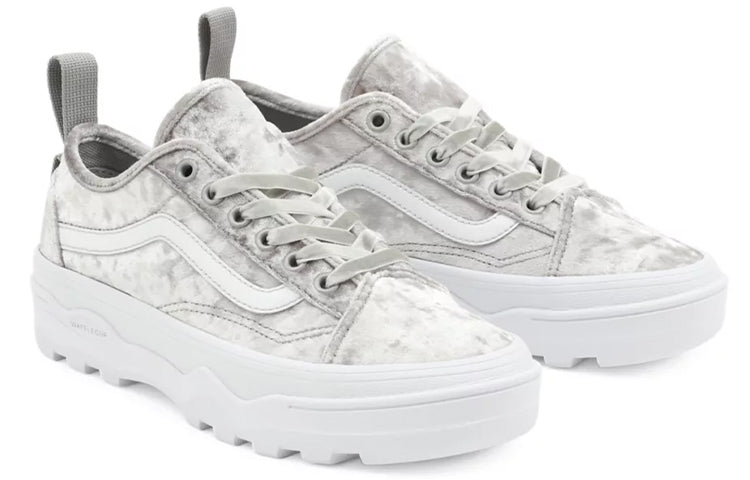 Vans Crushed Velvet Sentry Old Skool Wc 'White Grey' VN0A5KR3A62