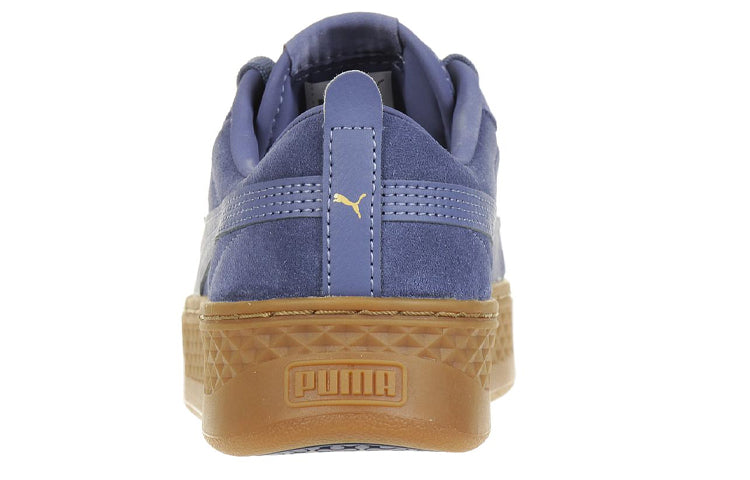 PUMA Smash Platform SD Casual Board Shoes Blue 366488-04
