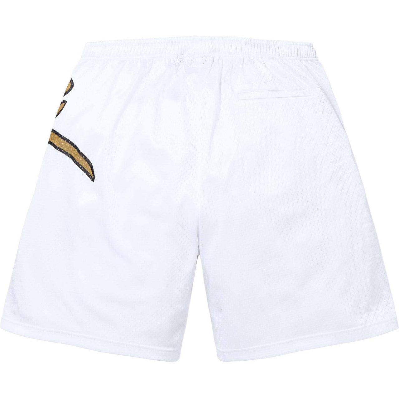 Supreme Big Script Mesh Shorts 'White Black Gold' SUP-SS24-236