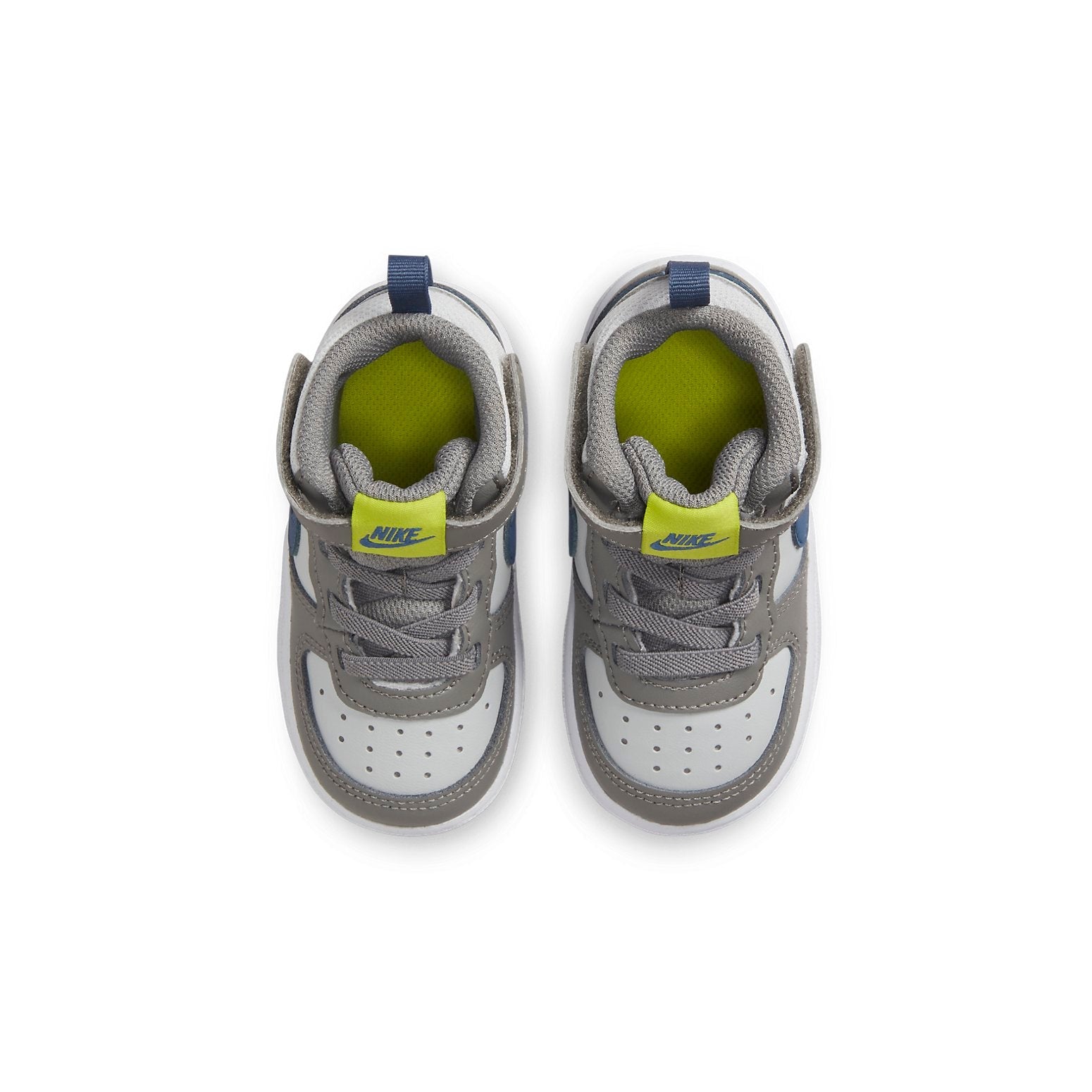 (TD) Nike Court Borough Mid 2 'Grey Fog Mystic Navy' CD7784-007