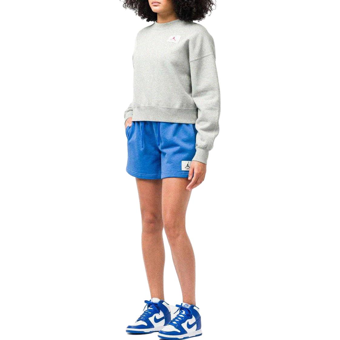 (WMNS) Air Jordan Essentials Fleece Shorts 'Blue' DM3242-480