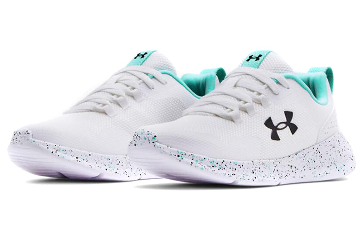 (WMNS) Under Armour Essential NM Wide 'Paint Splatter White Black' 3025682-100