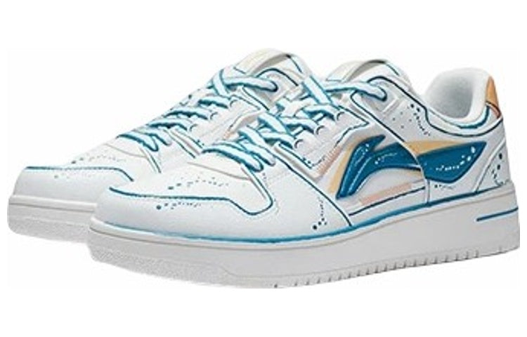 Li-Ning Tianji Skate Shoes 'White Blue' AGCT375-1