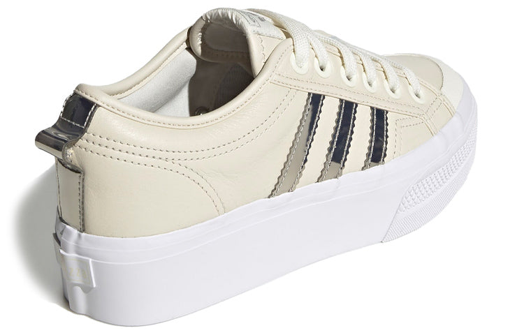 (WMNS) adidas Nizza Platform 'White Gold' FY6739