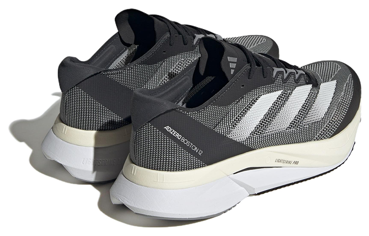 adidas Adizero Boston 12 Wide 'Black Carbon' H03613