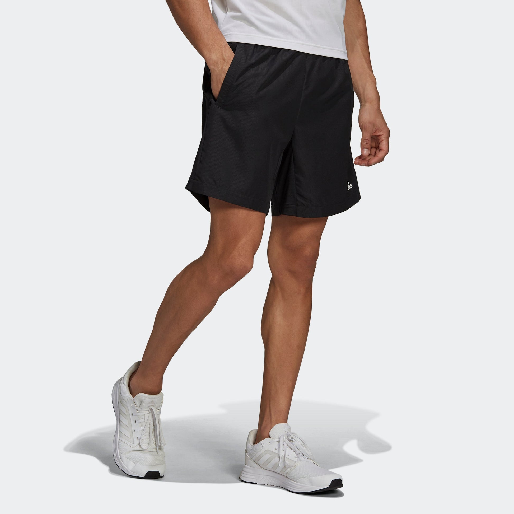 adidas M Rs Sho Gym Running Sports Shorts Black H13647