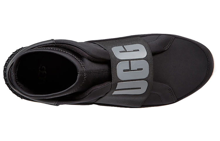 (WMNS) UGG other Platform shoes 'Black White' 1095097-BLK