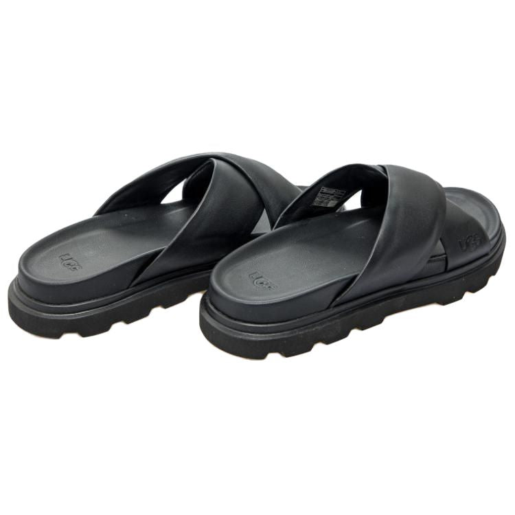 UGG Capitola Cross Slippers 'Black' 1153076-BLK