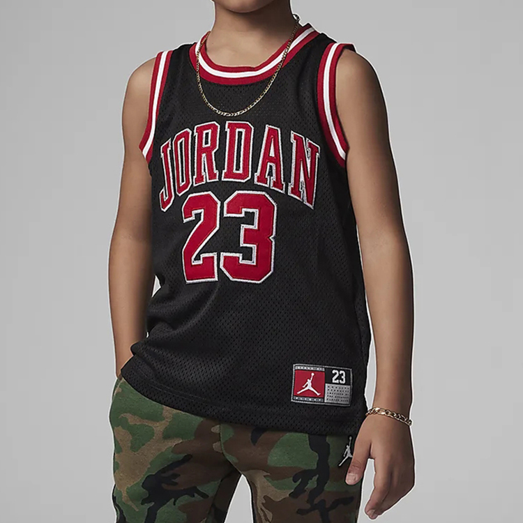 (GS) Air Jordan 23 Jersey 'Black' DO1962-010
