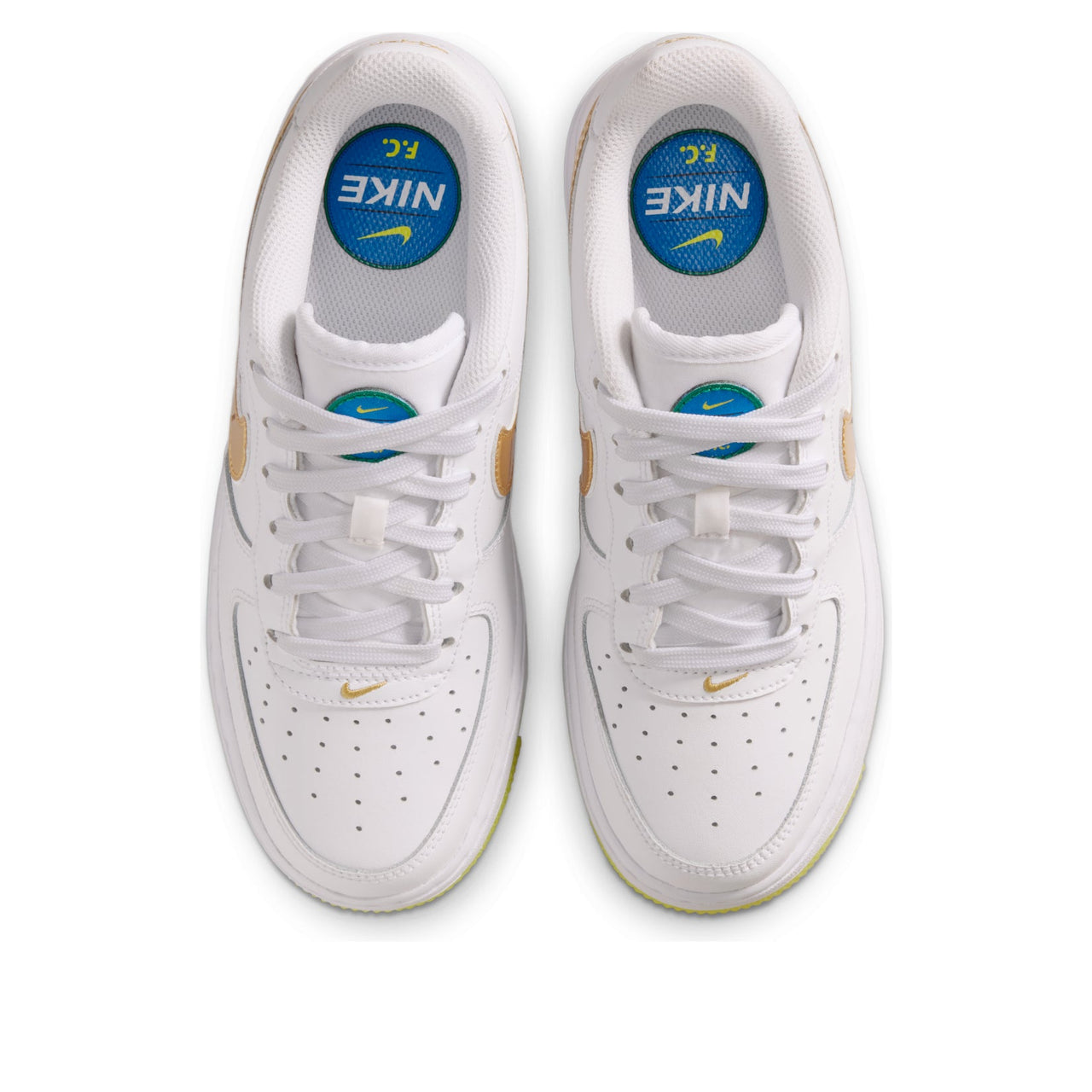 (GS) Nike Air Force 1 'White Soar Sonic Yellow' IR3538-100