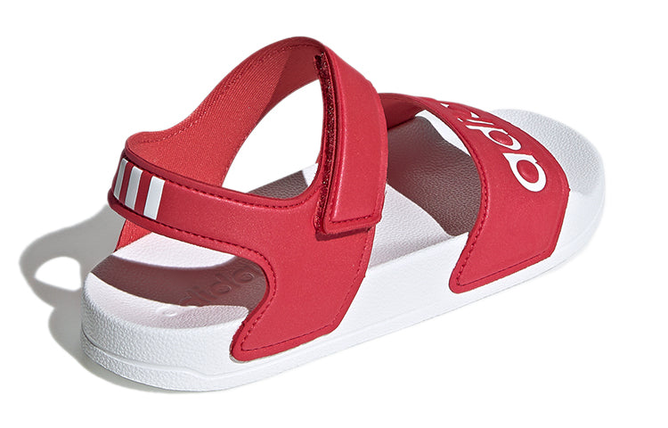 (GS) adidas Adilette Sandal K Red Sandals 'Red White' FV6412