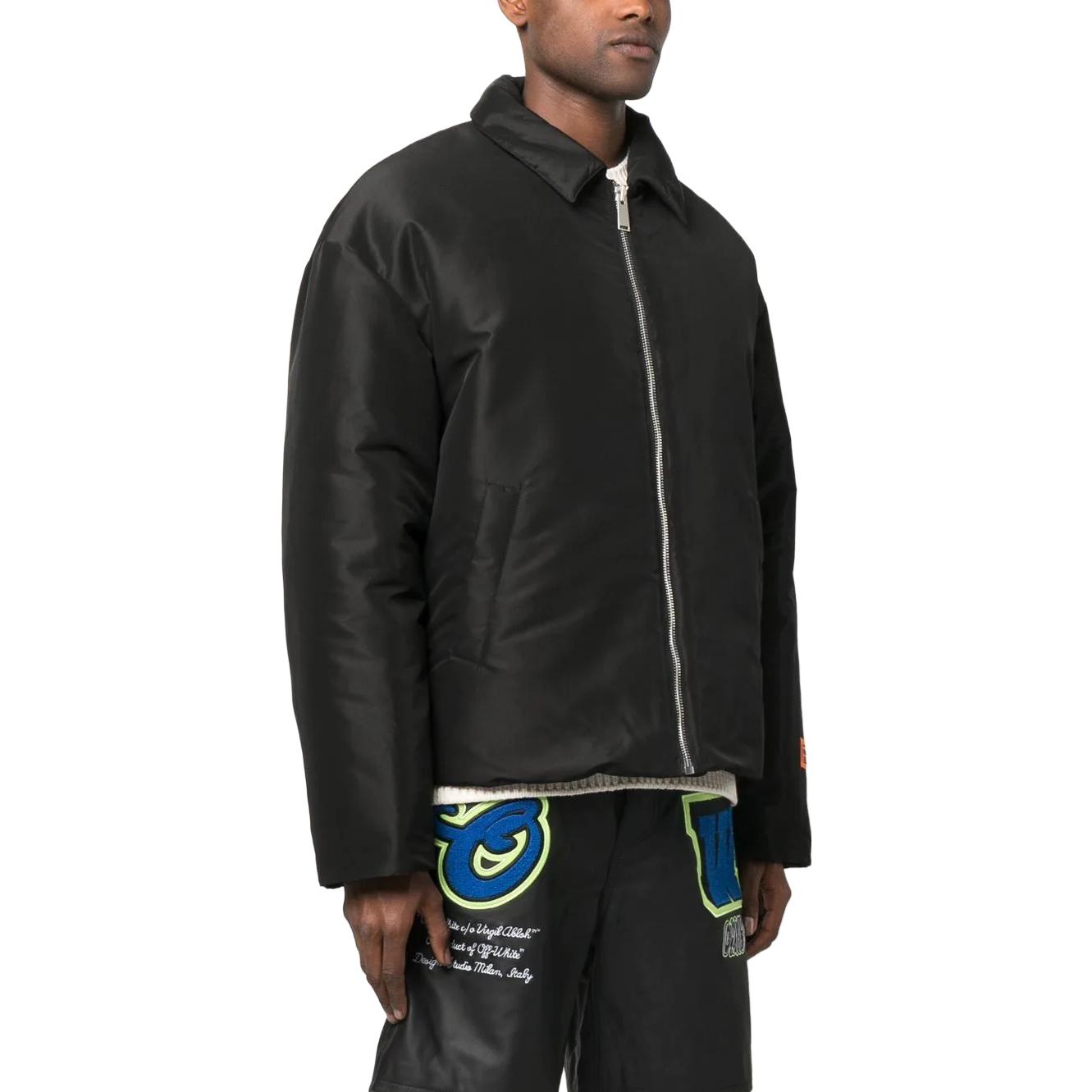 HERON PRESTON Ex-Ray Nylon Security Jacket 'Black' HMEA081S23FAB0011000