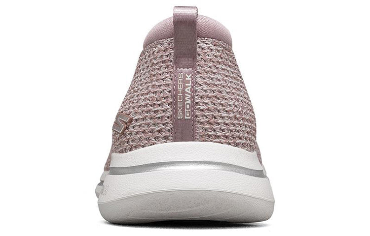 (WMNS) Skechers Go Walk 5 Slip-on Shoes Pink 124162-MVE
