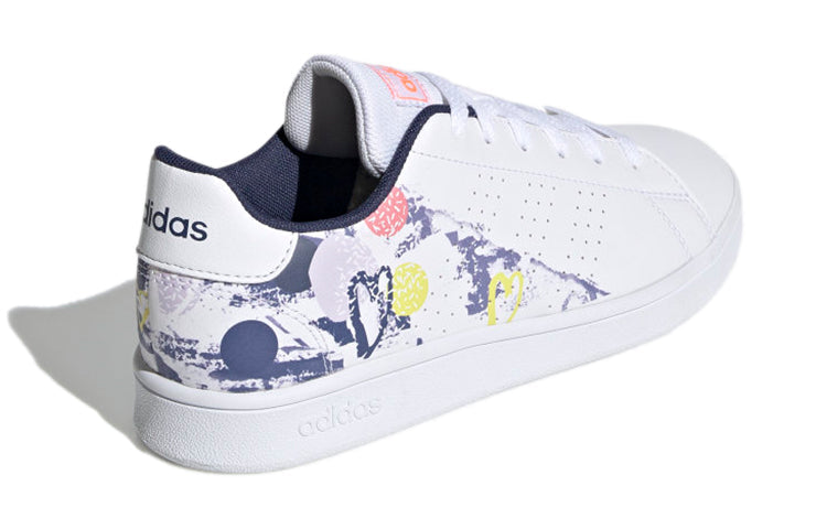 (GS) adidas Advantage K 'White Blue' EG2000