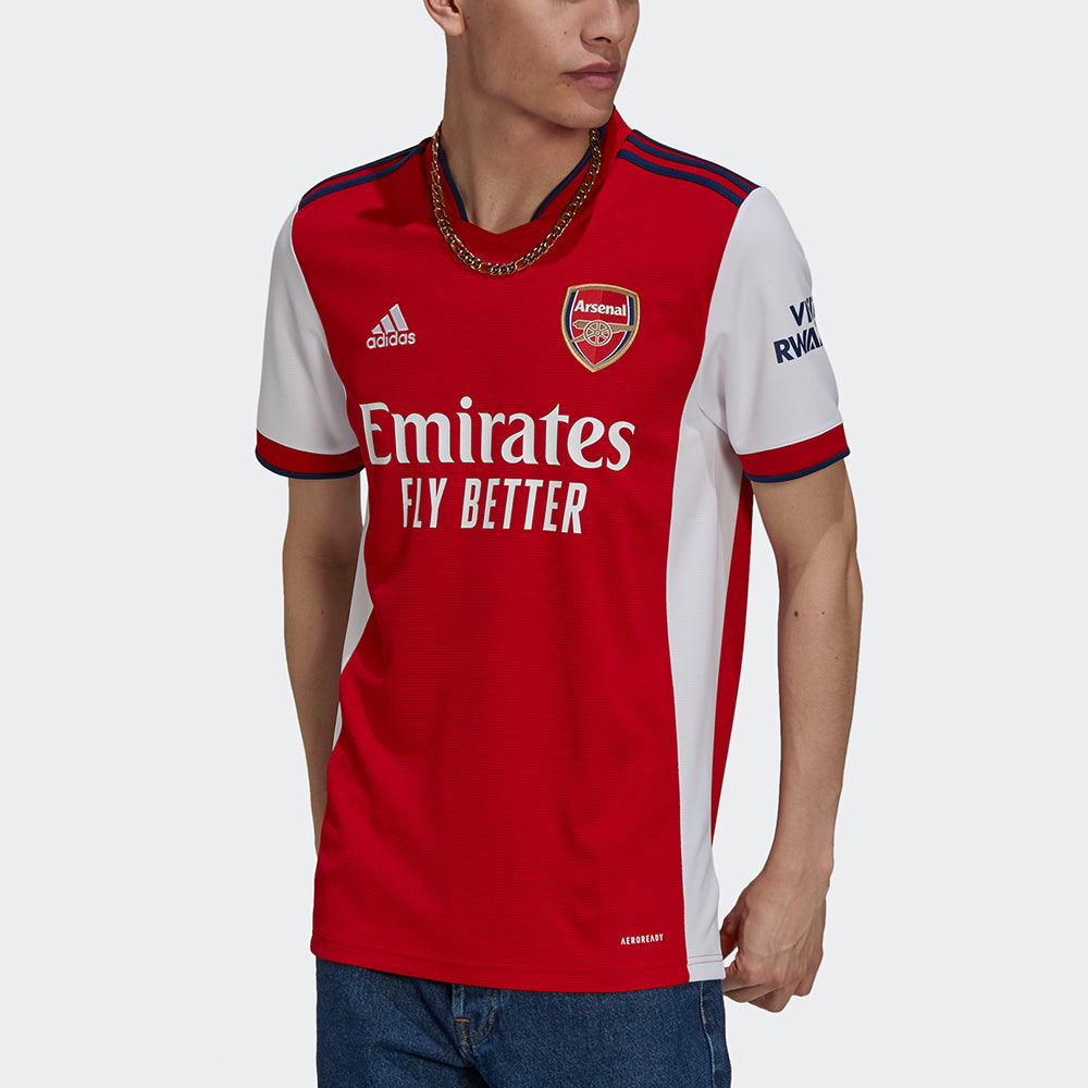 Men's adidas Afc H Jsy Training Sports Short Sleeve Soccer/Football Jersey SW Fan Edition Arsenal Home Red GM0217
