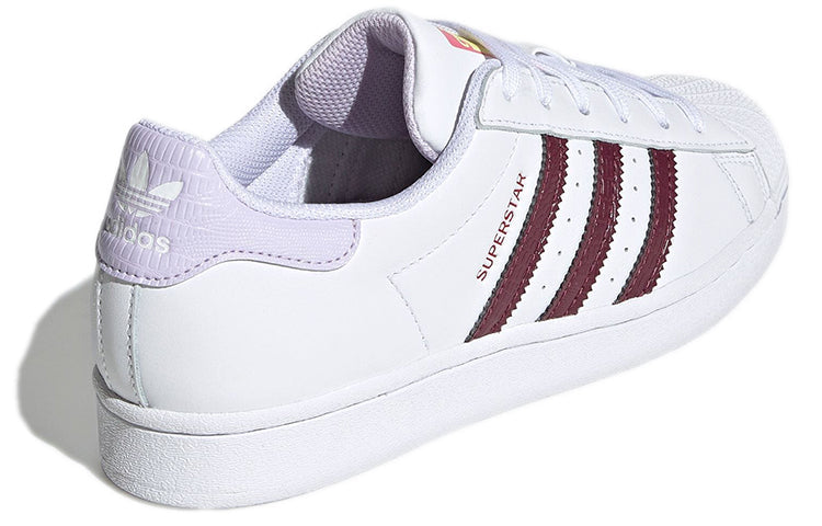 (WMNS) adidas Superstar 'White Victory Crimson' H04016