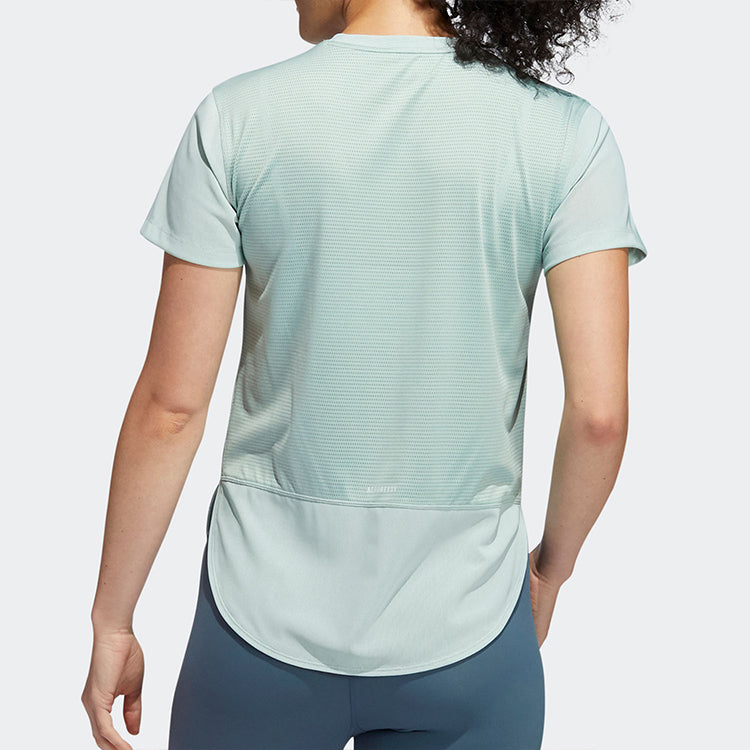 (WMNS) adidas A.rdy Lvl 3 Tee Sports Short Sleeve Green GN7310
