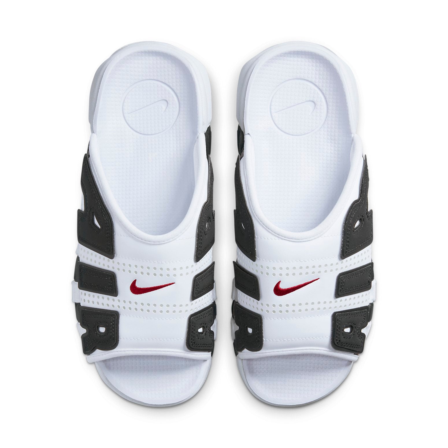 Nike Air More Uptempo Slide 'White Black Red' FB7815-100