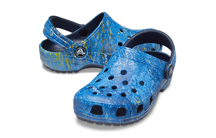 (GS) Crocs Classic Mossy Oak Coastal Clogs 'Blue' 207259-410
