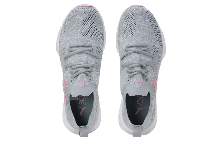 (WMNS) PUMA FLYER RUNNER ENGINEER KNIT WNS 'Grey Pink' 192791-02