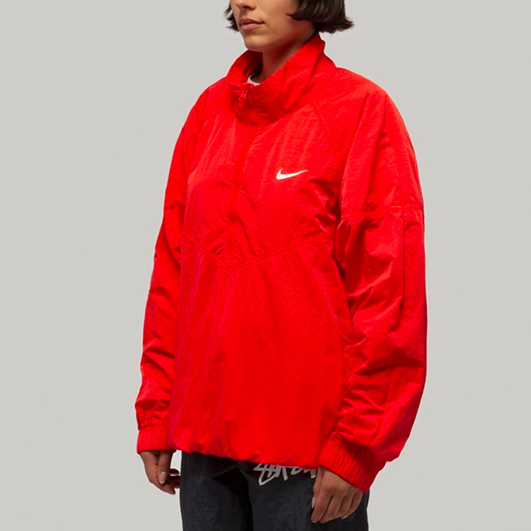 Stussy x Nike Crossover Long Sleeves Training Jacket Unisex Red CT4310-634