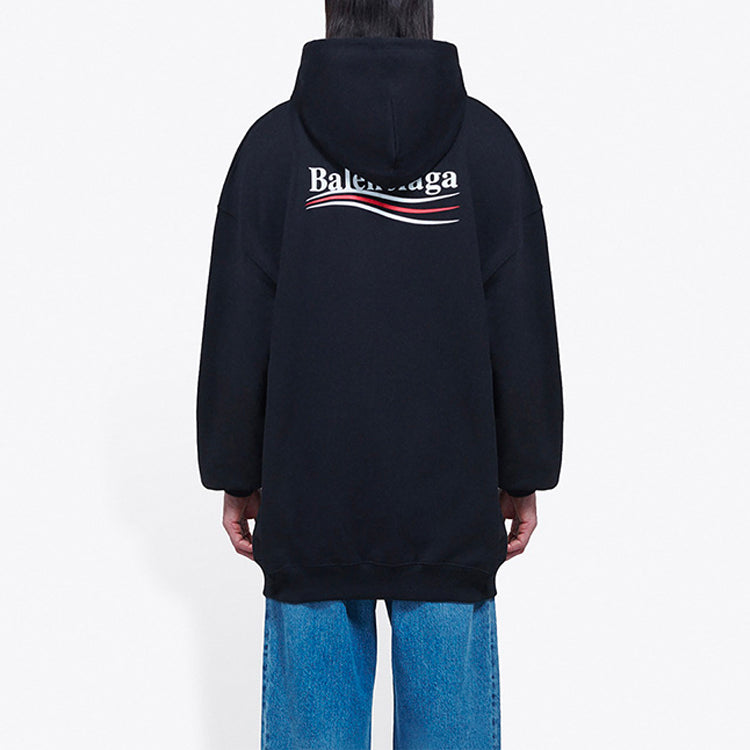 (WMNS) Balenciaga Printing Hoodie Black 578135TIV531000