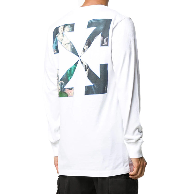 Off-White FW20 Caravaggio Print Long Sleeve Swea OMAB001E20JER0050110