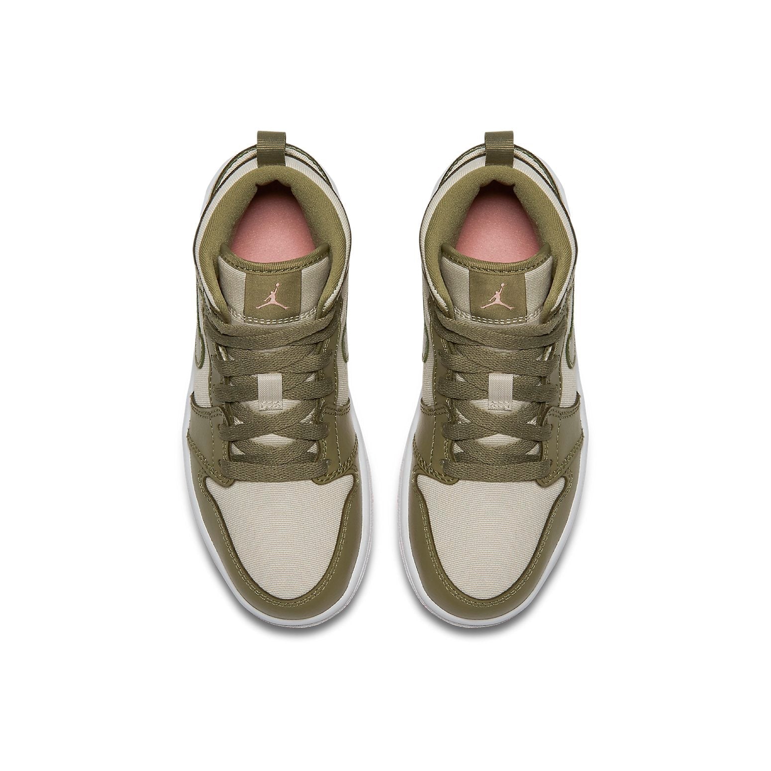 (GS) Air Jordan 1 Mid 'Trooper Bleached Coral' 640737-225
