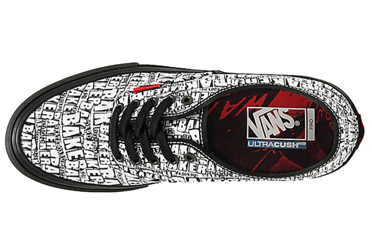 Vans Baker Skateboards x Authentic Pro Logo 'Black White' VN0A3479UYU