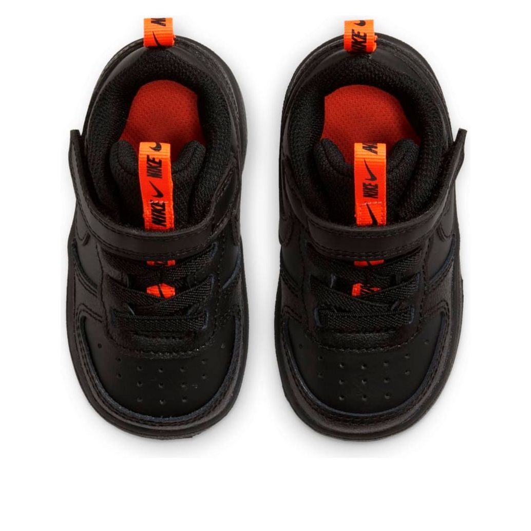(TD) Nike Court Borough Low 2 SE 'Black Total Orange' CT3963-001