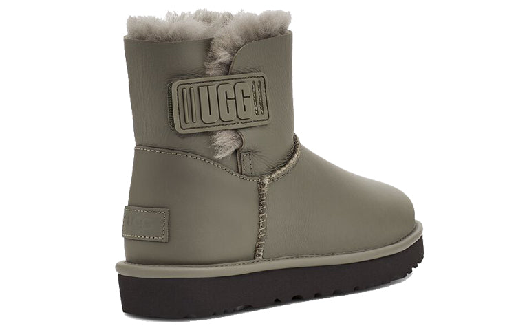 (WMNS) UGG Mini Bailey Logo Strap 'Army Green' 1123623-UMSW