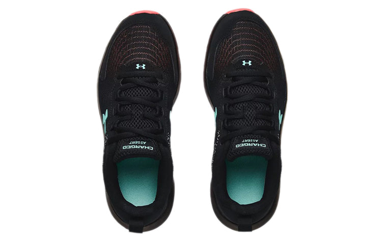 (WMNS) Under Armour Charged Assert 9 'Paint Splatter - Black Tile Blue' 3025245-001