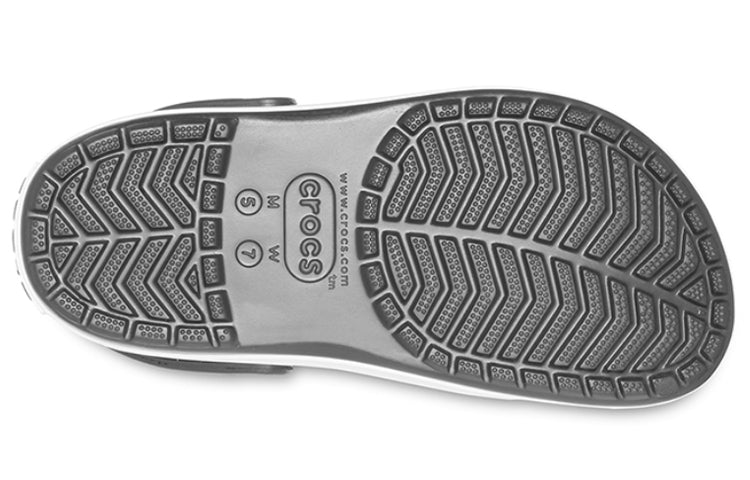 (WMNS) Crocs Beach Sandals Black White 205434-066