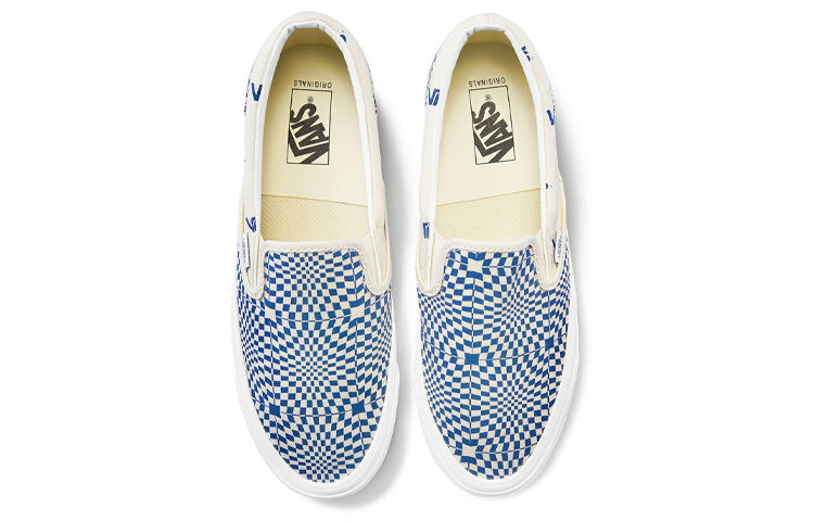 Vans Slip-On Optical Check 'True Blue' VN0A45JK1ZQ