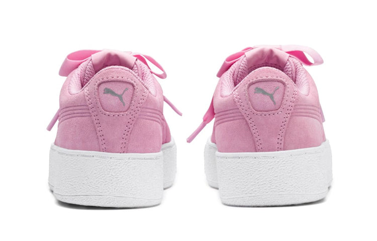 (PS) PUMA Vikky Platform Ribbon Ac Ps Casual Shoes Pink 367643-05