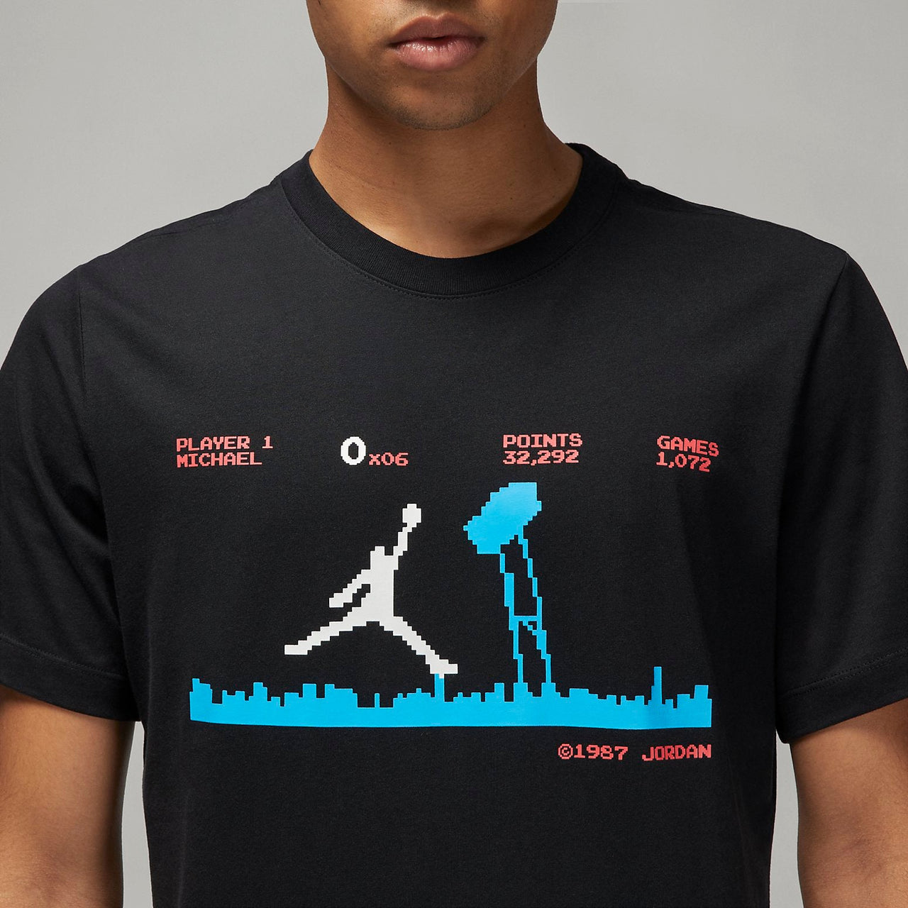 Air Jordan Brand Jumpman Pixel T-Shirt 'Black' DZ4018-010