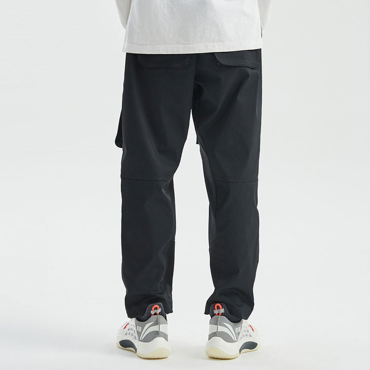 Li-Ning BadFive Loose Cargo Pants 'Black' AKXR071-2